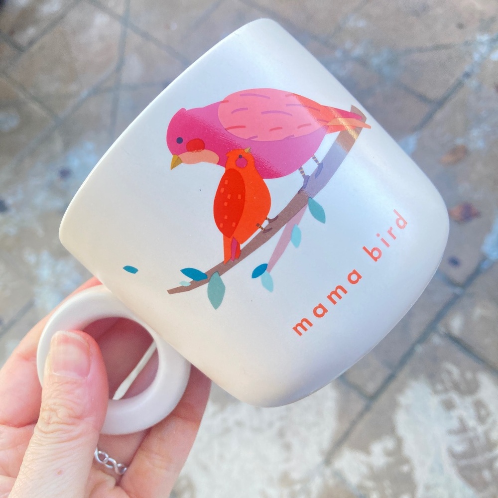 Mama Bird Indigo mug